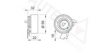 OPEL 5636429 Tensioner Pulley, timing belt